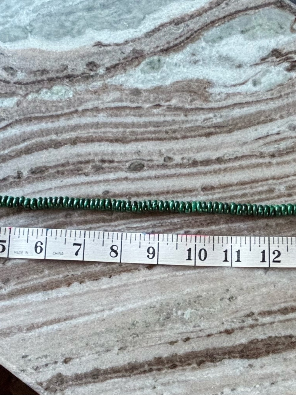 Malachite Beaded Necklace - Picture 6 of 6